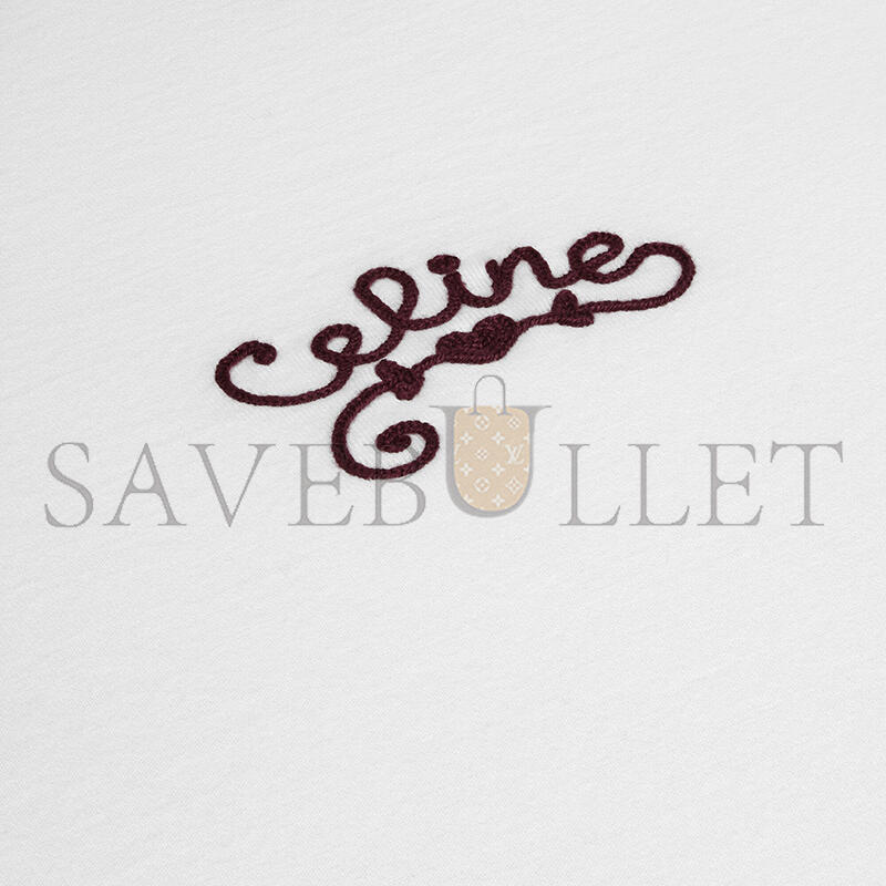 CELINE T-SHIRT IN COTTON JERSEY RX0CV507Z.01WX CELINE T-SHIRT IN COTTON JERSEY RX0CV507Z.01WX